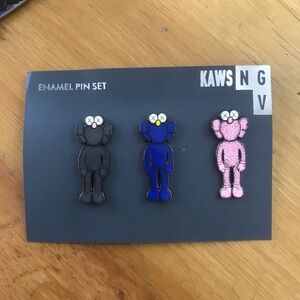 KAWS Brooch Pin